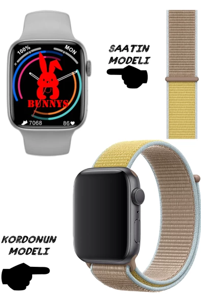 Akıllı Saat Nfc Özellikli Wacht 8 Pro Bt Konuşma Özellikli Akıllı Saat HASIR KORDON