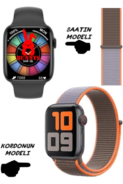 Akıllı Saat Nfc Özellikli Wacht 8 Pro Bt Konuşma Özellikli Akıllı Saat HASIR KORDON