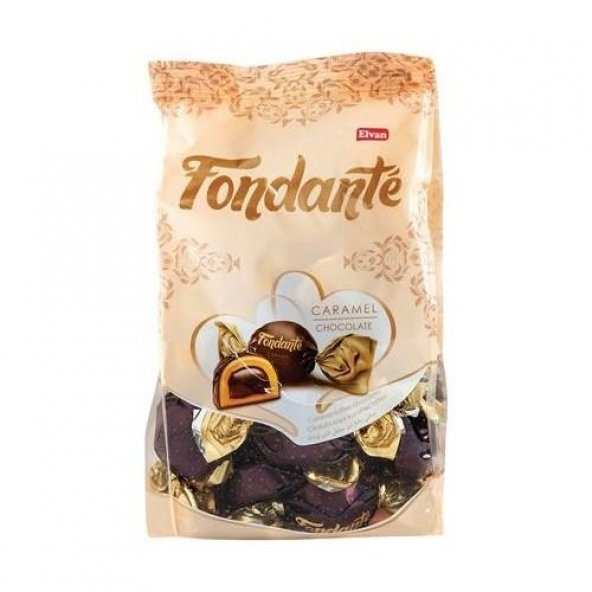 Elvan Fondante Çikolata Kaplı Karamel Toffee - 1 kg
