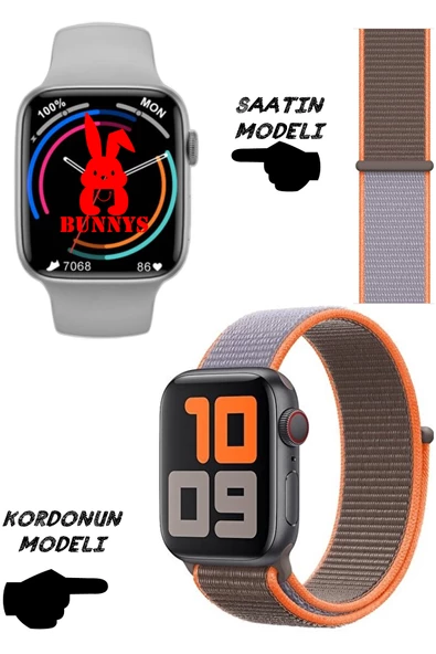 Akıllı Saat Nfc Özellikli Bt Konuşma Özellikli Akıllı Saat Wacht 8 HASIR KORDON