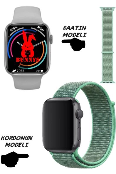 Akıllı Saat Nfc Özellikli Wacht 8 Pro Bt Konuşma Özellikli Akıllı Saat HASIR KORDON