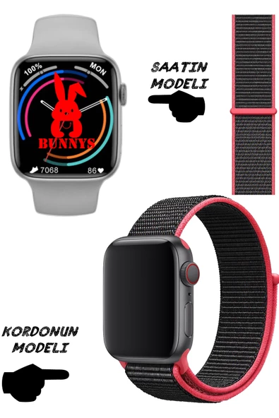 Akıllı Saat Nfc Özellikli Wacht 8 Pro Bt Konuşma Özellikli Akıllı Saat HASIR KORDON