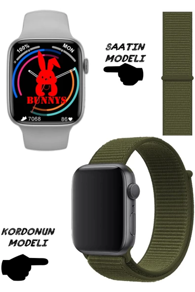 Akıllı Saat Nfc Özellikli Wacht 8 Pro Bt Konuşma Özellikli Akıllı Saat HASIR KORDON