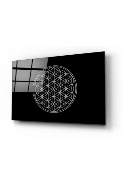 Minimal Desenler Dekoratif ve Modern Cam Tablo ürün görseli