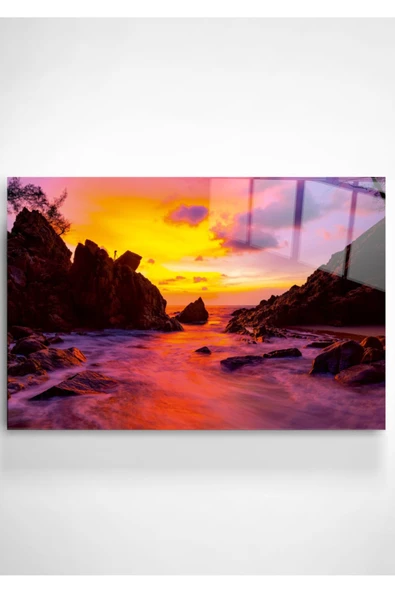 Digi-foto Landscape Dekoratif ve Modern Cam Tablo ürün görseli