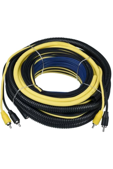 For-X 6 Ga Profesyonel Seri Kalın Oto Amfi Kablo Seti Xy-6kıt - Resim 2