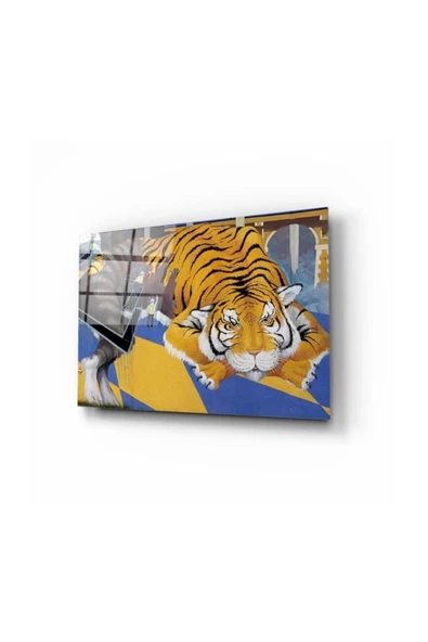 Aslan Dekoratif ve Modern Cam Tablo 2 50x70 Cm