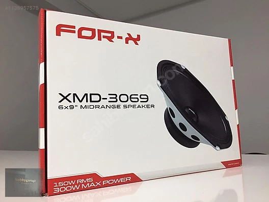 FOR-X XMD-3069-300W MAX-150W RMS-ÜST SERİ PROFESYONEL OVAL MİDRANGE HOPARLÖR-2 ADET