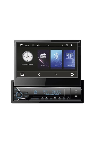 Jameson Cpr Sound Oto Teyp Indash 7 4x60w Mirrorlink Bt/usb/sd/fm/aux Kameralı Hediye Js-7040