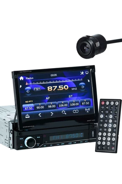 FOR-X X-9030-7''HD EKRAN-FM-USB-MP3-MP4-BT-MİRRORLİNK-4X60WATT-KAMERA HEDİYELİ KALİTELİ-İÇTEN ÇIKMALI İNDASH TEYP-KAMERA HEDİYEDİR