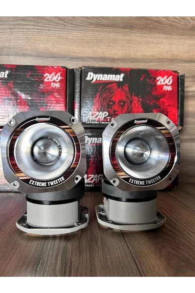 DYNAMAT AZAP T4-PROFESYONEL-200W RMS EFSANE TİZ-2 ADET ürün görseli