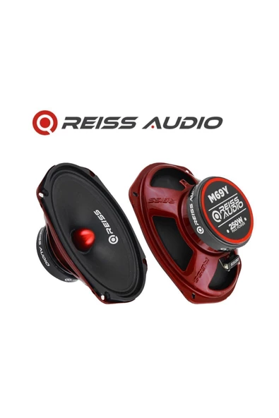 Reiss Rs-M69Y Deprem Serisi Oval Kurşun Göbek 6x9 Oto Midrange Hoparlör Çifti 500W-200W Rms - Resim 1