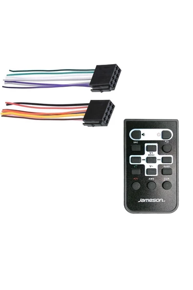 Jameson JS-315 BT Oto Teyp Çift Anfi Çıkış/4x60W/Telefondan Kontrol/USB/BT/SD/AUX - 5