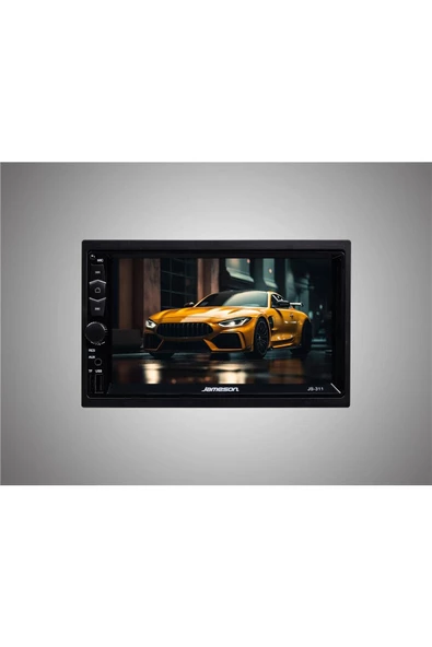 Jameson JS-311-7''USB-BT-FM-MP3-MP4-MP5-4X60W-MİRRORLİNK-KAMERALI DOUBLE TEYP - Resim 2