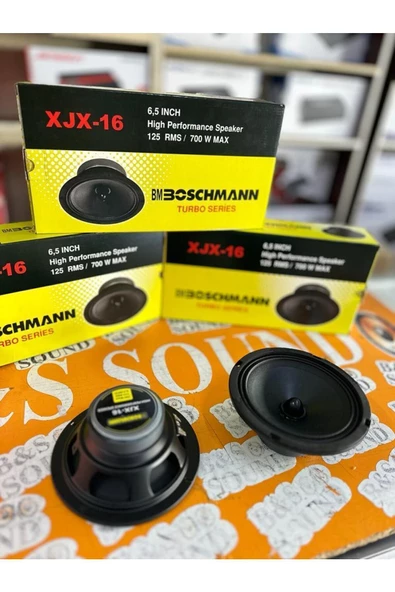 BOSCHMANN 2 ADET 1 TAKIM 16 CM MİDRANGE 700 WAT 125 RMS MERMİ GÖBEK - 4
