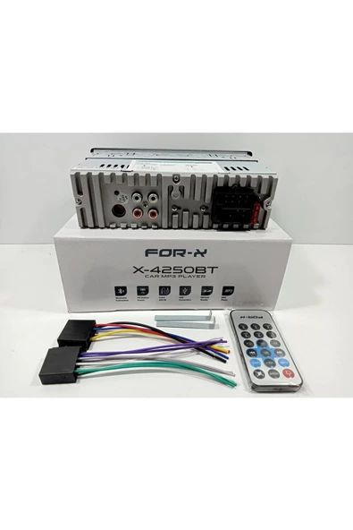 For-X X-4250bt Oto Teyp Yeni Model 4x60w Bt Usb Sd 7 Renk Işık - 3