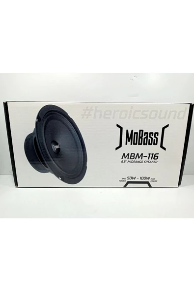 MOBASS MBM-116-100W MAX-50W RMS-KALİTELİ-YENİ SERİ 16 CM MİDRANGE HOPARLÖR-2 ADET - 3