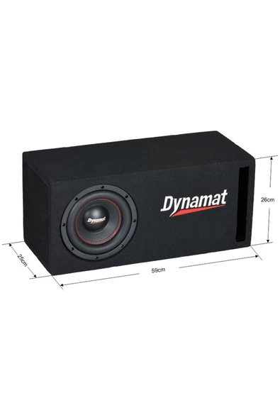 Dynamat Rs-800 Max Power 1000w 250w Rms 20 Cm Kabinli Bass - Resim 2