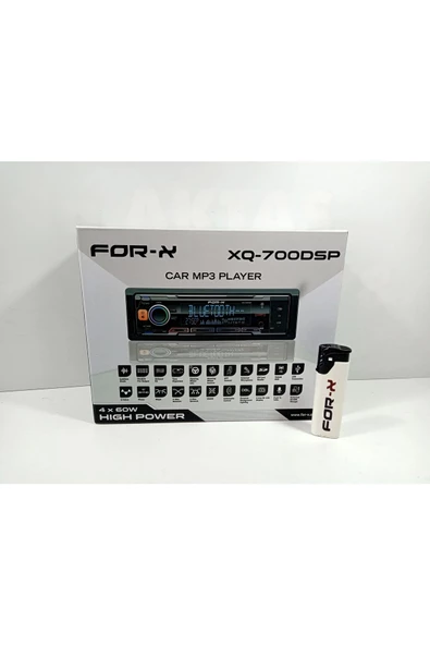 FOR-X X-700DSP-FM-AUX-MP3-BT-2 USB-TELEFON ŞARZ ETME-7 RENK TUŞ IŞIk-4 ANFİ ÇIKIŞLI-DSP İŞLEMCİLİ-DAHİLİ-HARİCİ MİKROFON-PROFESYONEL TESİSAT TEYBİ