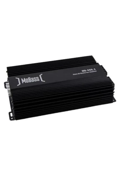 MOBASS Mb-600.4 2400 Watt 2x150w Rms Rms Power 4 Ohm 55wx4ch Rms Power 2 Ohm 90wx4ch Bass Kontrollü ürün görseli