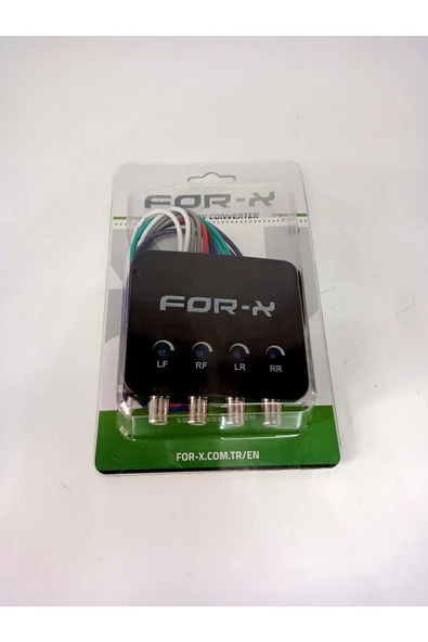 FOR-X XHL-44-Deck Çevirici-4 Kanal-2 ANFİ İÇİN Amfi Dönüştürücü