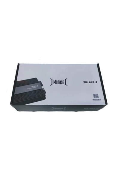 MOBASS Mb-600.4 4 Ohm 150wx2ch Wıth Bass Control Oto Anfi - 5