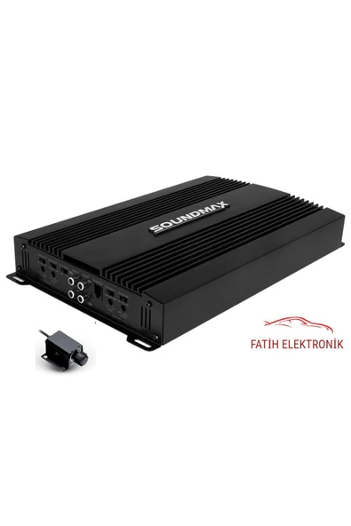 Soundmax Sx-3200.4ab-4 Kanal-4x80w rms-4000w profesyonel Oto Amplıfıkator