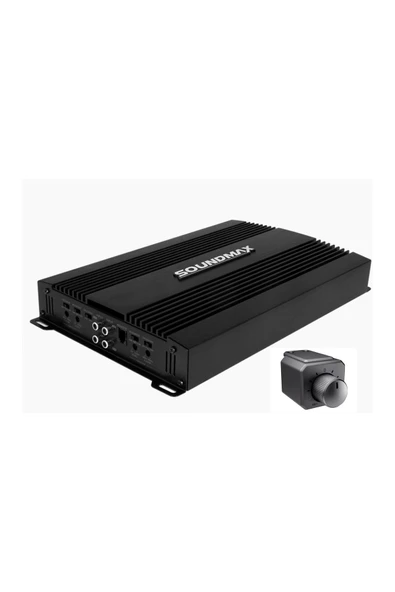 Soundmax Sx-3200.4ab Oto Amfisi Max Power 4000w Bas Kontrol Hediyeli 4 Kanal Kale - 1