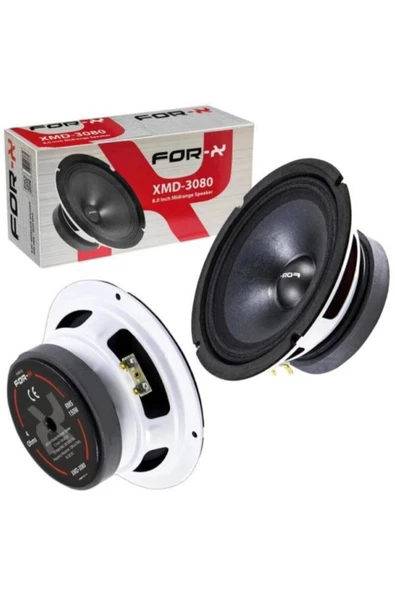 FOR-X XMD-3080-300W MAX-150W RMS-KALİTELİ ANFİ UYUMLU PROFESYONEL 20 CM MİDRANGE-2 ADETTİR