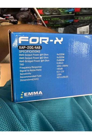 For-X FORX XAP-200.4AB-4X220W RMS- ANFİ GERÇEK DEGER KALİTELİ ÜRÜN-AB CLASS 2 YIL GARANTİLİ - Resim 5