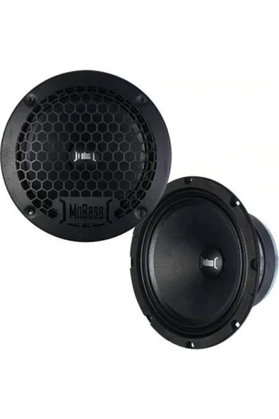 MOBASS Yeni Seri Metal Kapak 20 Cm 250w Midrange Hoparlör Mb-8