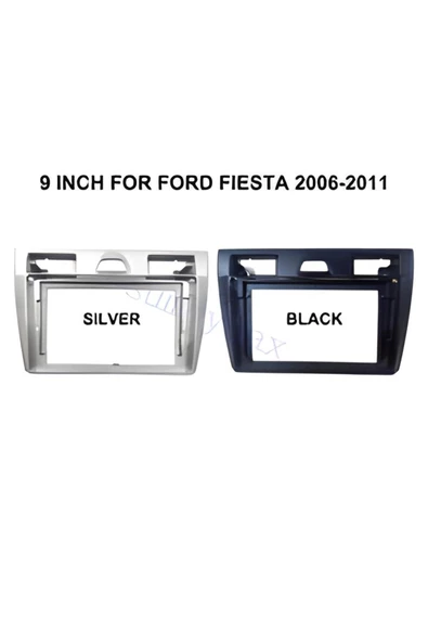 Bawerlink FORD FİESTA 2006-2011 ARASI-9''-MLTİMEDYA ÇERÇEVESİ-DİREKSİYON UYUMLU-TEKNİK DESTEKLİ