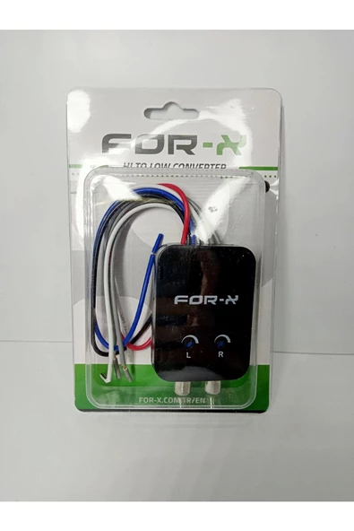 FOR-X Xhl-22-Deck Çevirici 2 Kanal Amfi Dönüştürücü