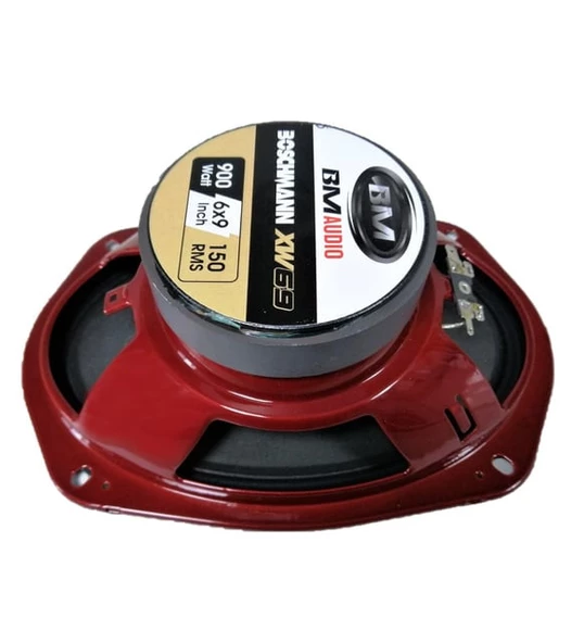 Boschmann Bm Audio Oval 6x9 Kayık Midrange 900 Watt 150 Rms Kurşun Göbek Kapaklı Takım - 2