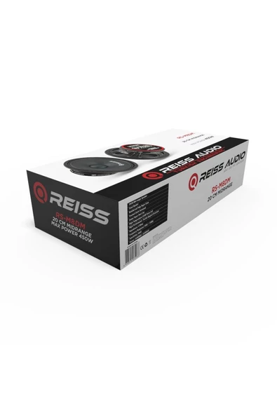 Reiss Audio Rs-m8dm 20cm Midrange 450watt Max Power 150 Watt Rms Power (2 Adet ) - 5