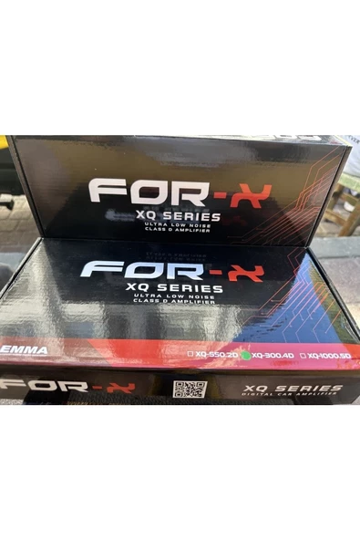 FOR-X XDQ-300.4D-4X300W RMS-FÜPROFESYONEL MİNİ BAS KUMANDALI FULL RANGE MİDRANGE ANFİ
