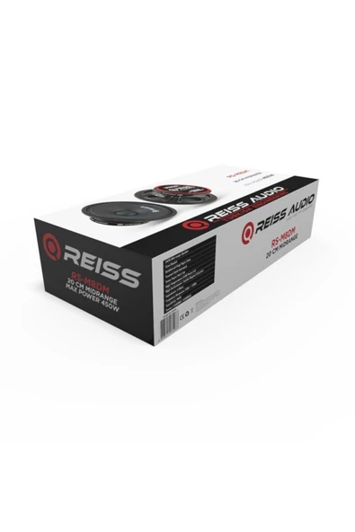 REISS AUDIO Rs-m8dm 20cm Midrange 450watt Max Power 150 Watt Rms Power (2 Adet ) - Resim 5