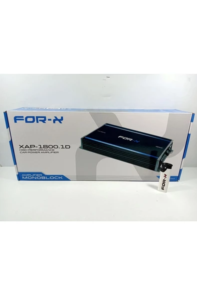 FOR-X- XAP-1800.1D-1OHMX1800W RMS-Bass Anfisi-Bass Kontrollü Mono Anfi - 4