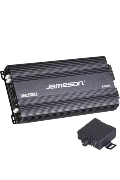 Jameson 5 Kanal 130w X 4ch+350w Rms Bass Kontrollü Oto Amfi Usa-5000.5