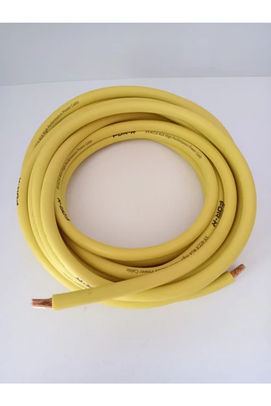 FOR-X Amfi Tesisat Güç Kablosu 6ga - Xy-6 Cca Oto Anfi 6ga Power Kablosu - 5 Metre - 2