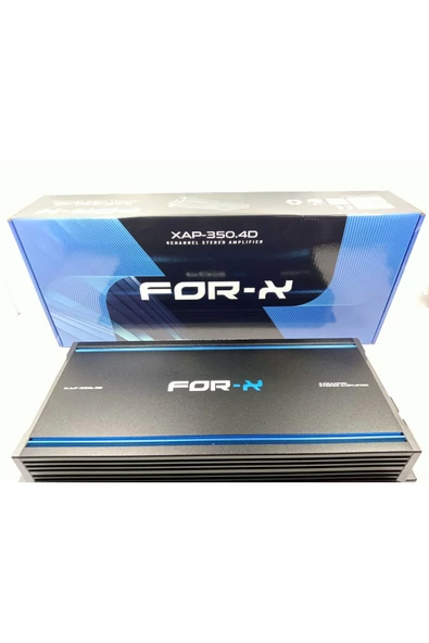 For-X Amfi – 4 X 350 Rms Ses Ve Bass Amfisi – Xap-350.4d Oto Anfi ürün görseli
