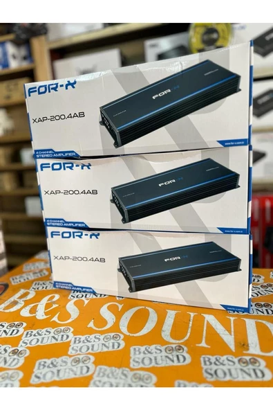 For-X FORX XAP-200.4AB-4X220W RMS- ANFİ GERÇEK DEGER KALİTELİ ÜRÜN-AB CLASS 2 YIL GARANTİLİ - Resim 4