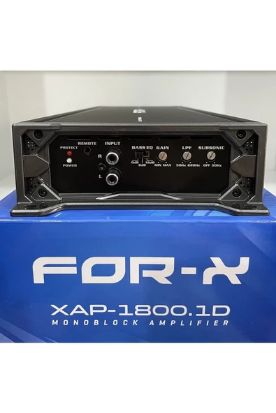 FOR-X XAP-1800.1-1X1800W RMS-PROFESYONEL ÜST SERİ YENİ ÜRÜN MONO ANFİ - 2