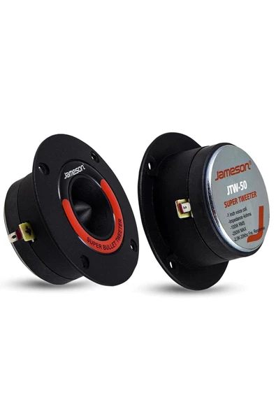 JAMESON JTW-50-200W MAX-100W RMS-ANFİ UYUMLU KALİTELİ 10 CM DOME TWEETER-2 ADET - Resim 2