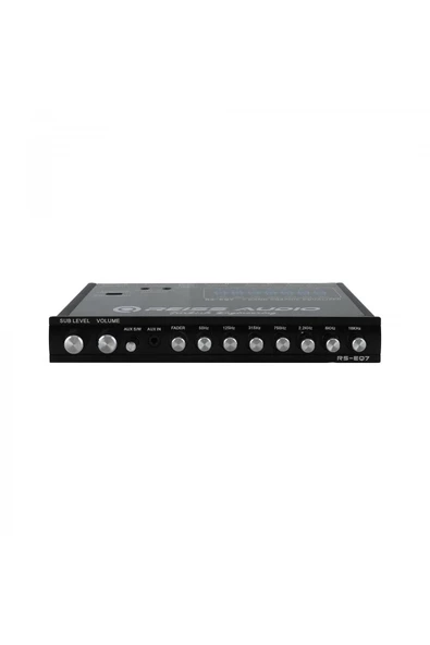 Reiss REİSS AUDİO EQ7-6 KANAL -8V RCA ÇIKIŞ-7 BAND GRAFİK EQUALİZER - 3