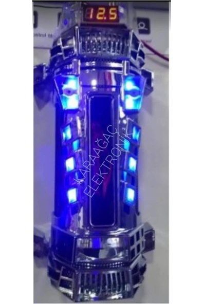 AUDİOMAX Power Capasıtor, 10 Farad Led Ekranlı Remoteli Power Kapasitör
