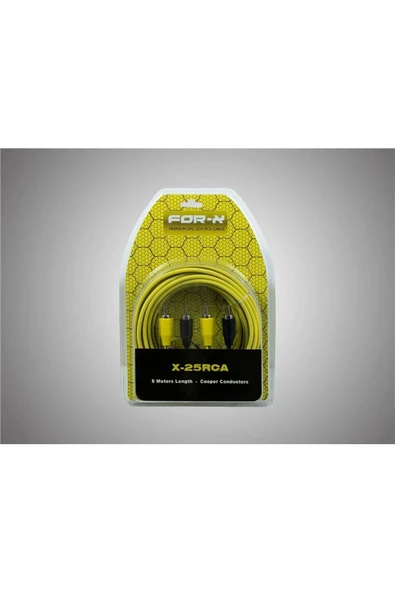 For-X X-25rca 5 Metre Anfi Kablosu