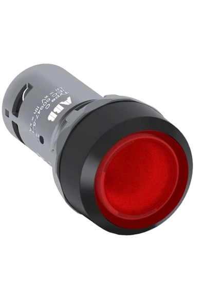 ABB - 1sfa619100r1341 Kırmızı Işıklı Yaylı Buton Düz - 1