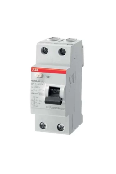 ABB 2csf202003r3400 Fh202 Ac-40/0.3 Kaçak Akım Koruma Rölesi Ac 1x40a - 1