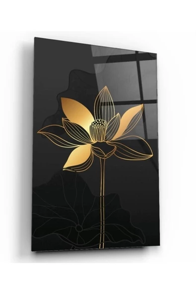 Çiçek Dekoratif ve Modern Cam Tablo ürün görseli